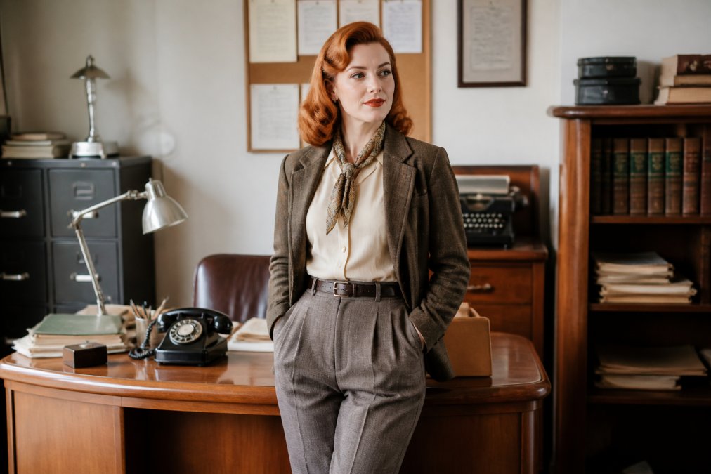 Professional Vintage Style Office Outfits
