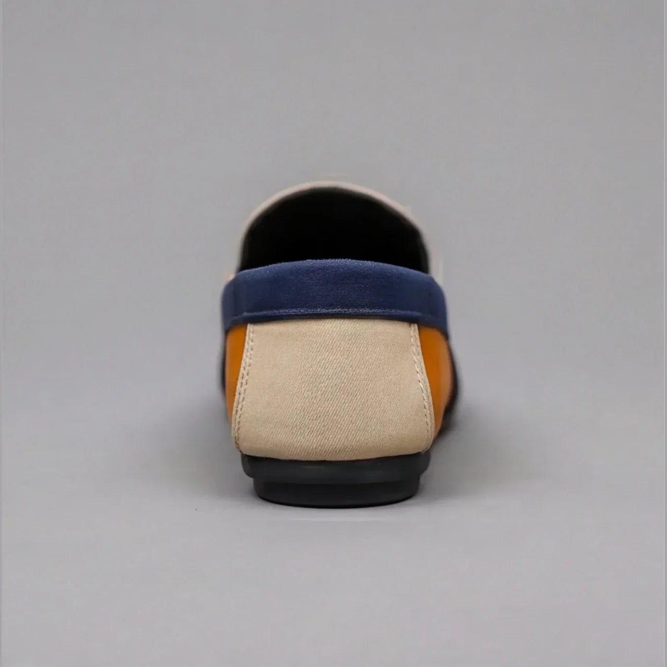 Side profile of versatile canvas loafers