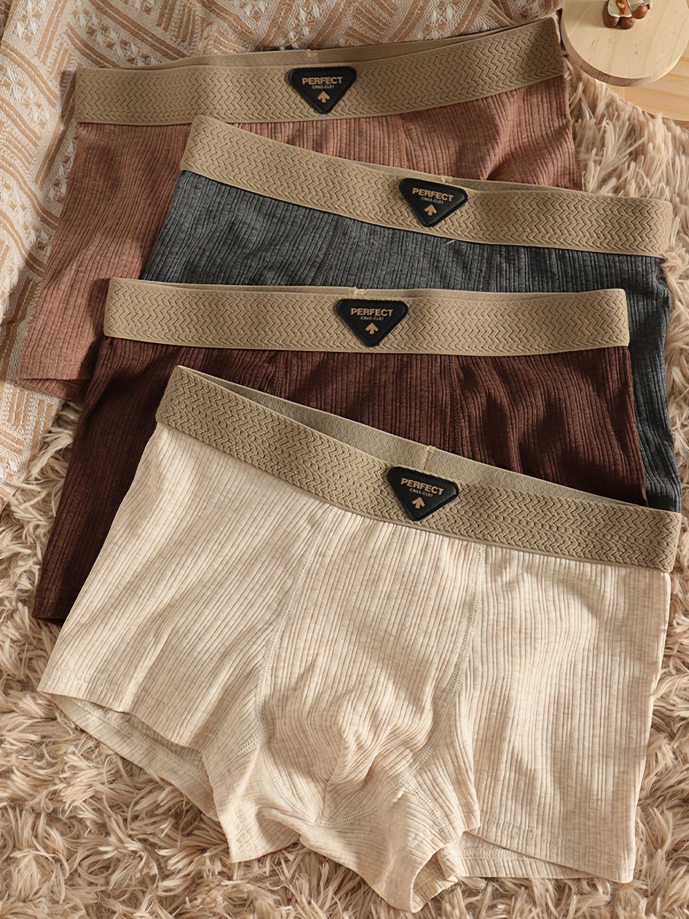 Ettore Basile Breathable Cotton Boxer Briefs (4-Pack)