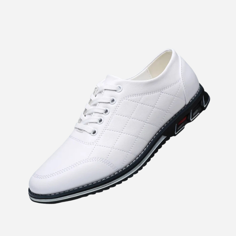 Men's formal shoes shown in a front-facing product view