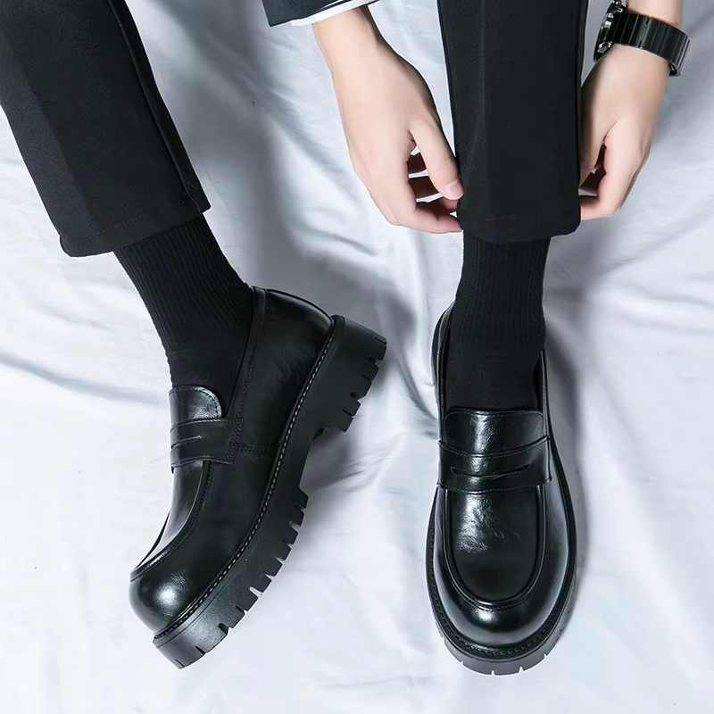 Lazzaro Moro Leather Dress Loafers