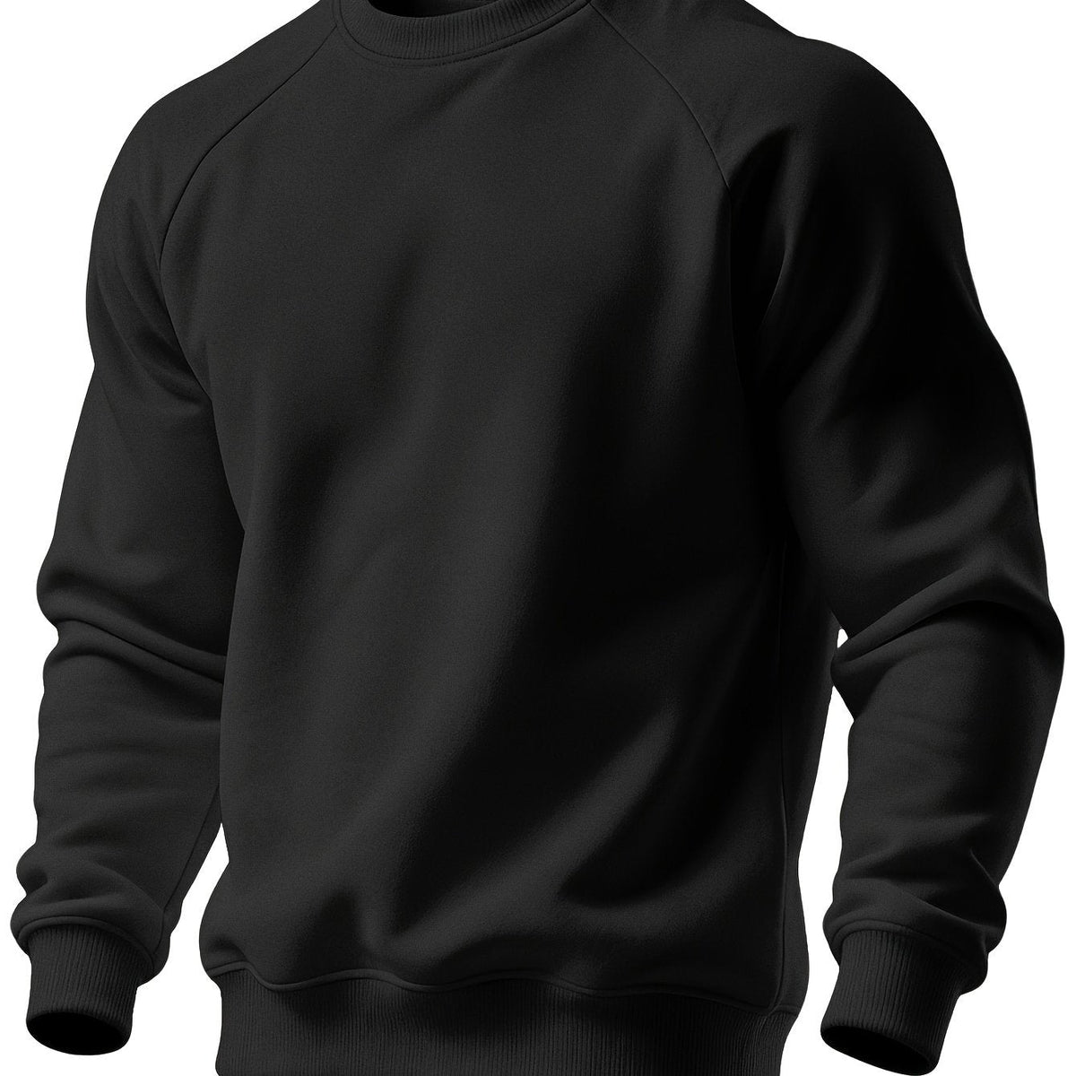 Men's Raglan Sleeve Sweatshirt Relaxed Fit