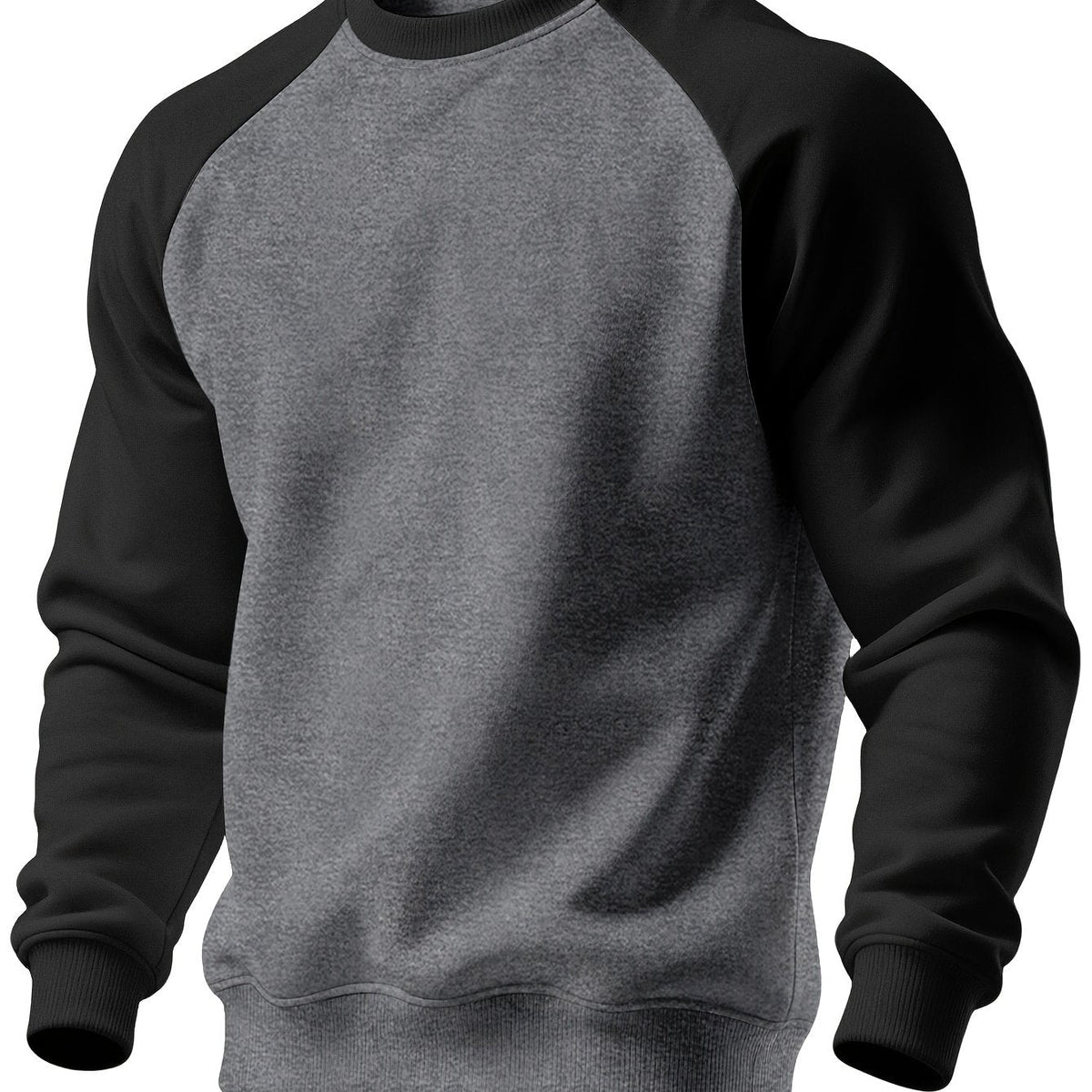 Men's Raglan Sleeve Sweatshirt Relaxed Fit