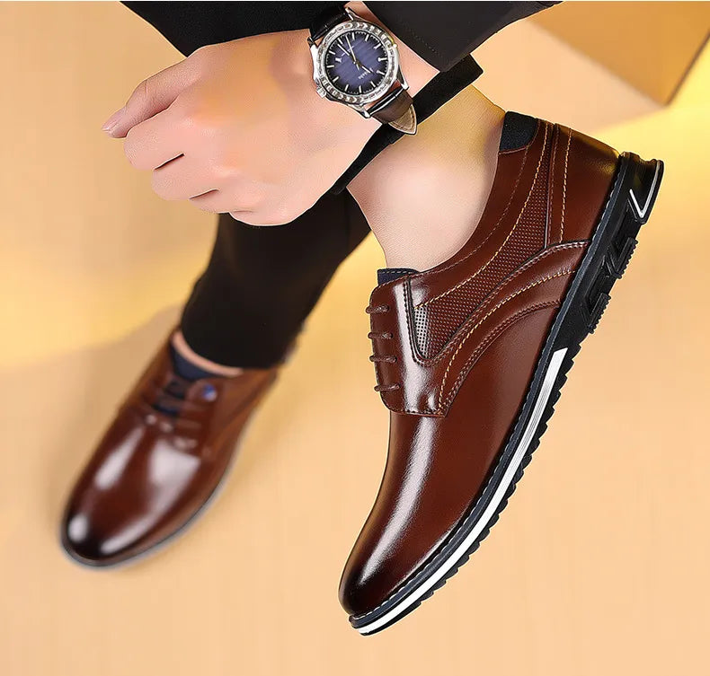 Men's Orthopedic Leather Durable Shoes