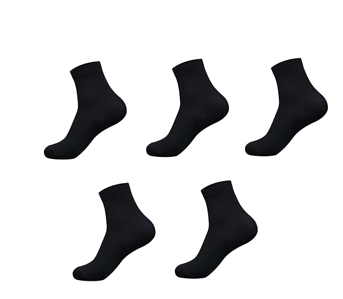 5 Pairs Bamboo Fabric Middle Socks