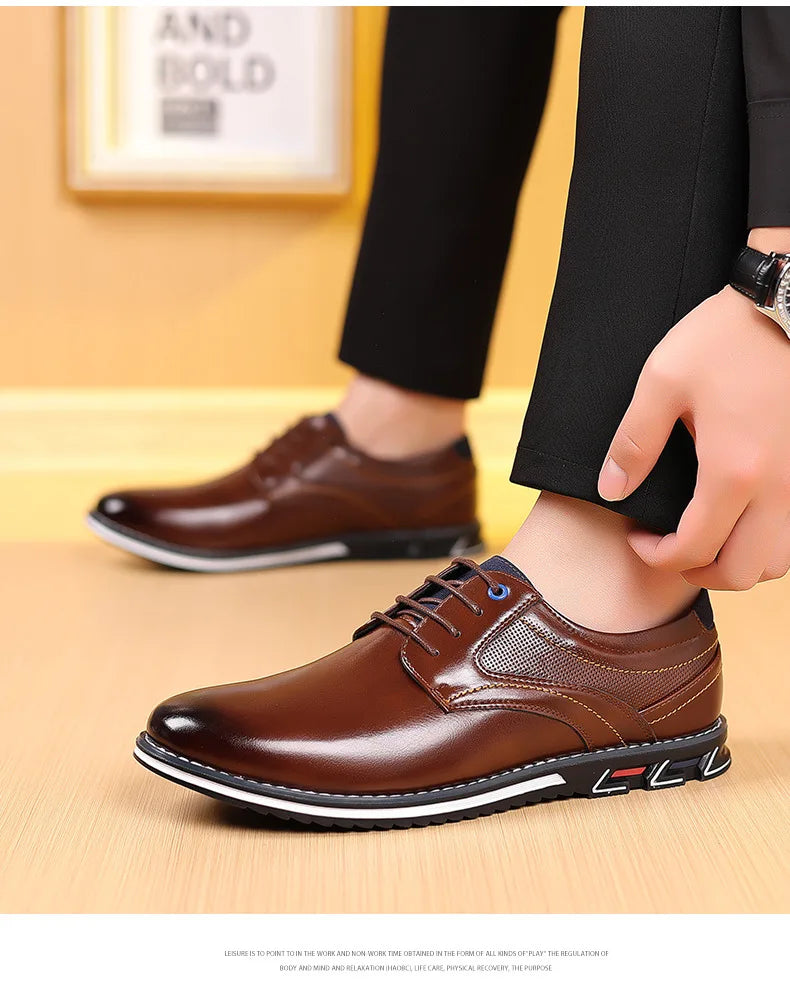Men's Orthopedic Leather Durable Shoes