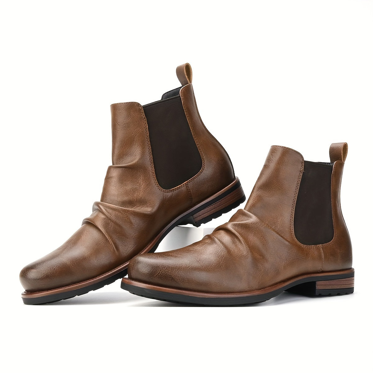 Corrado Zambelli Leather Chelsea Boots