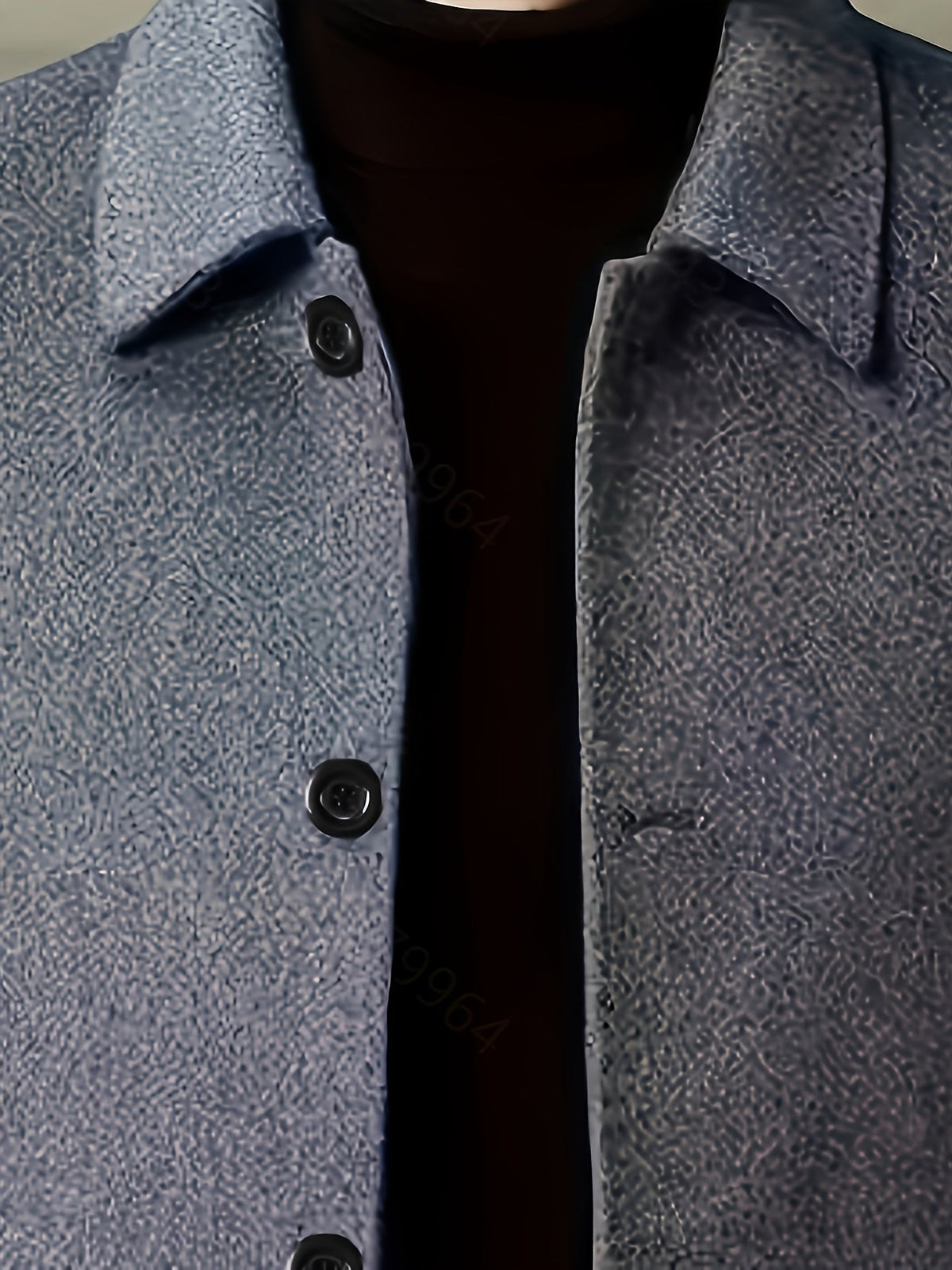 Men's long coat featuring a structured tailored silhouette