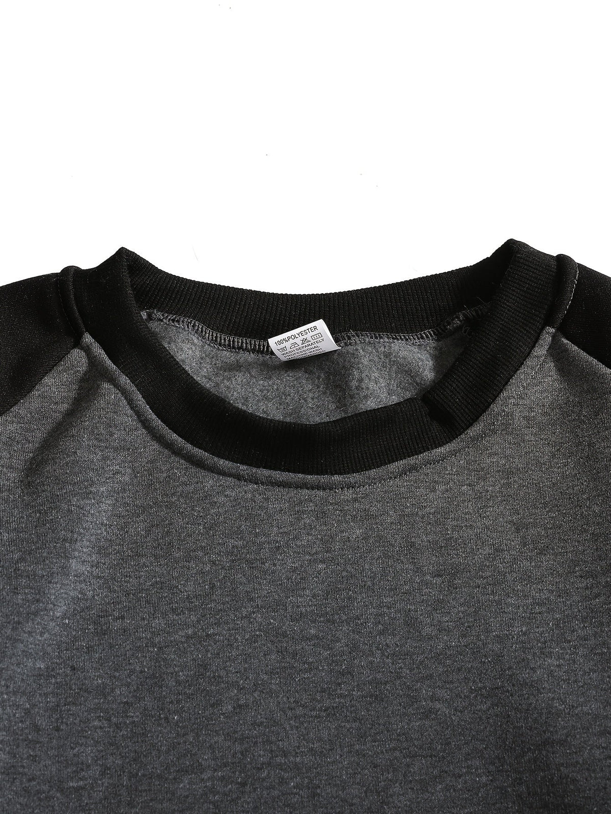 Men's sweatshirt with a comfortable relaxed silhouette shown from the side