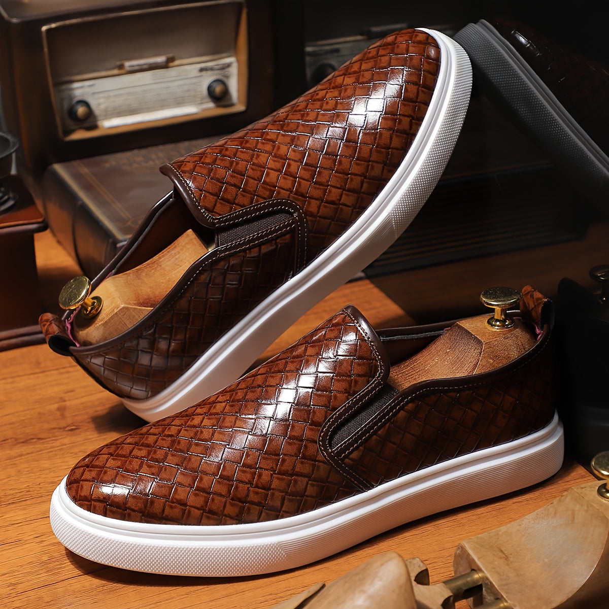 Gianni Ravelli Slip-On Leather Loafers