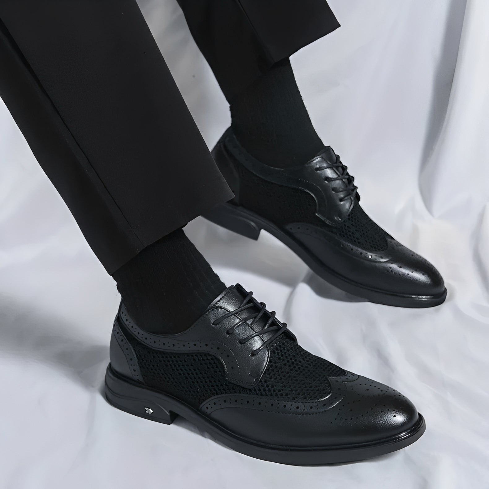 Men's Leather Formal Oxford Shoes Classic Design