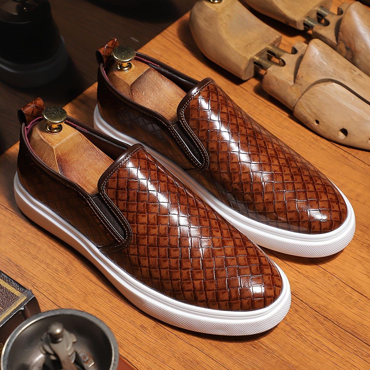 Gianni Ravelli Slip-On Leather Loafers