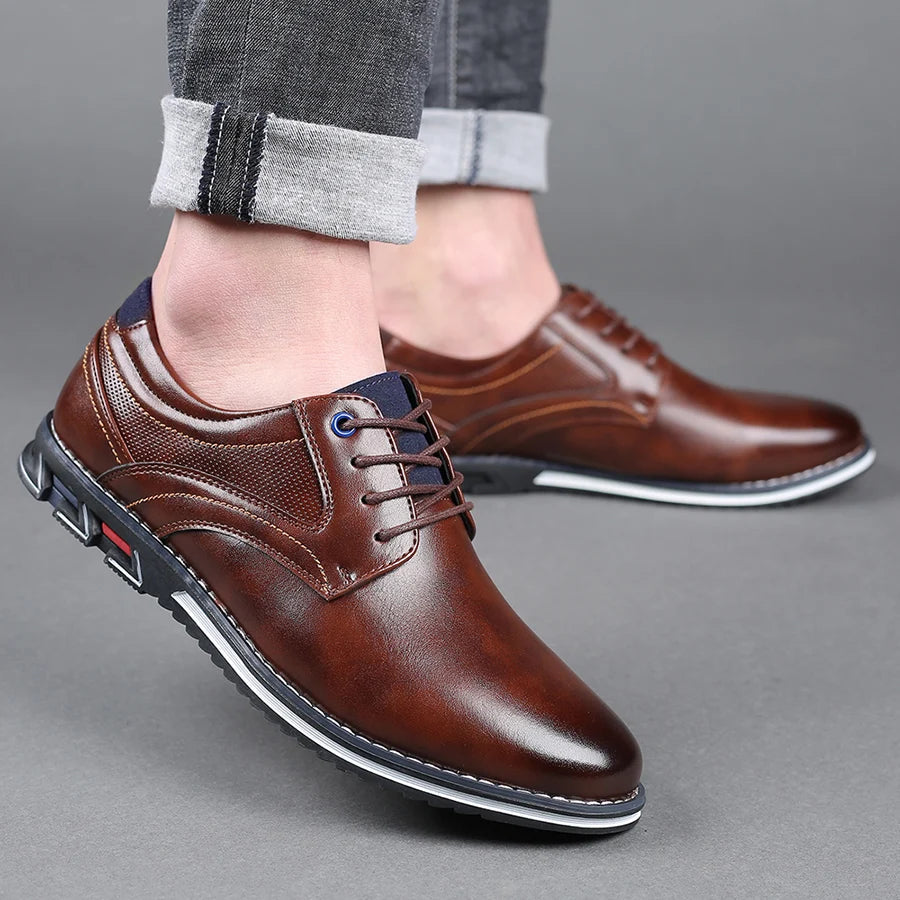 Men's Orthopedic Leather Durable Shoes