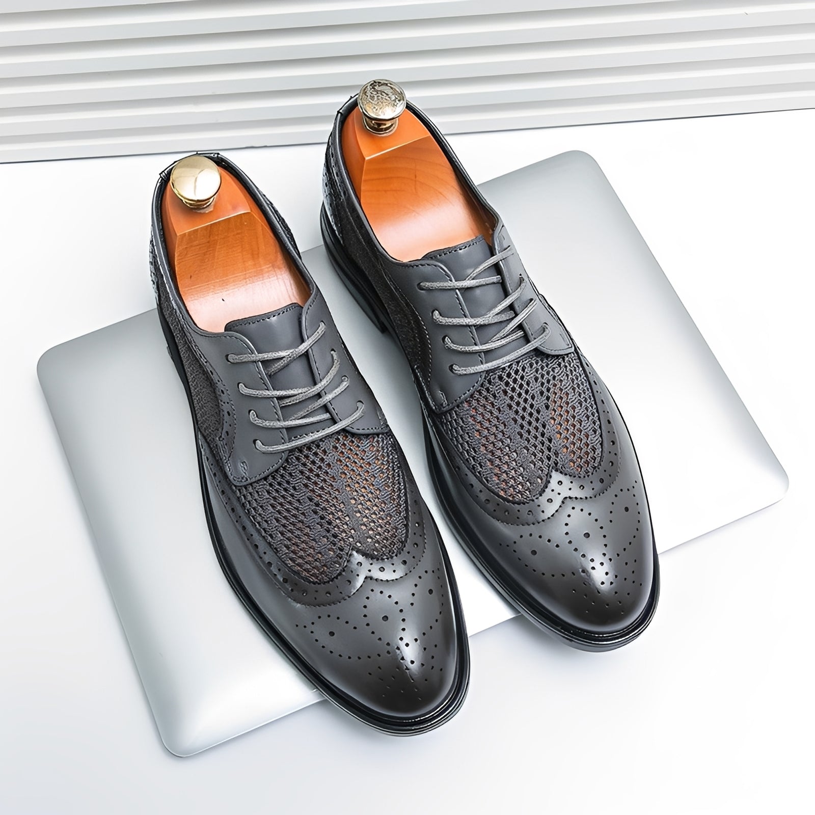 Men's Leather Formal Oxford Shoes Classic Design
