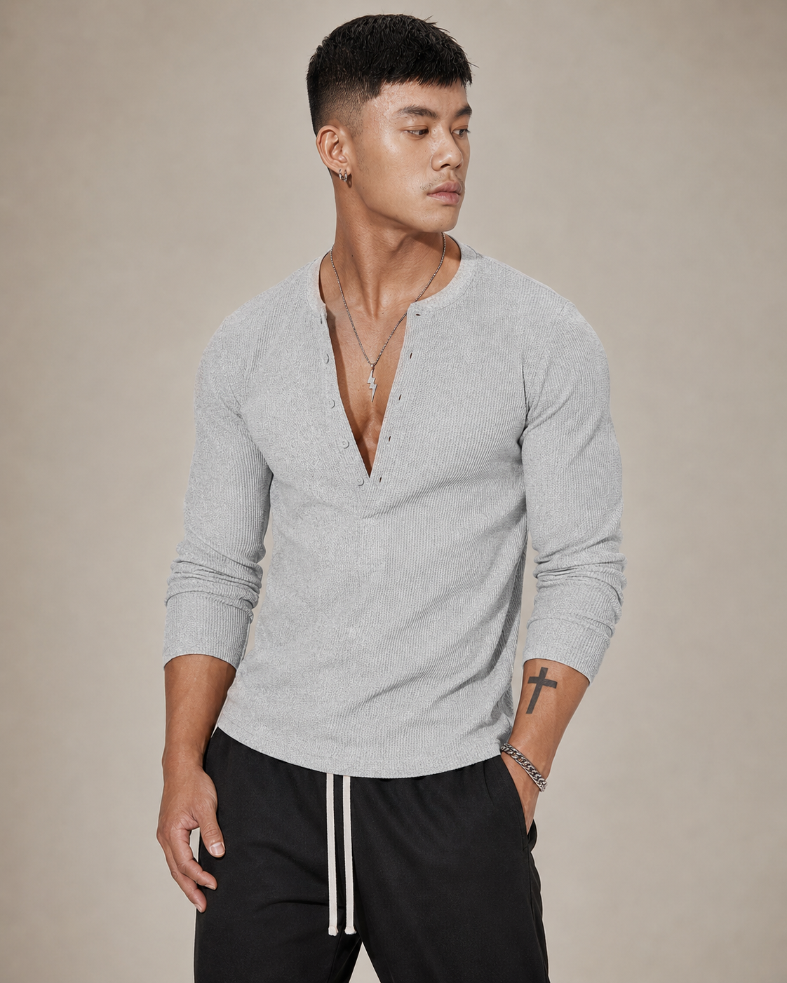 Women's sweater styled as a versatile everyday layer