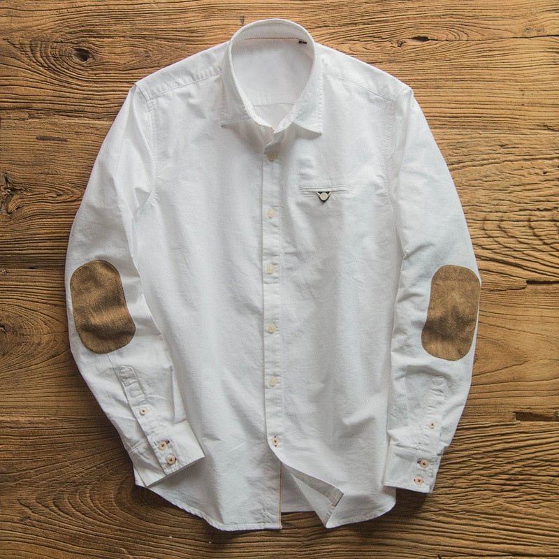 Vinthentic Men's Business Casual Button-up Shirt