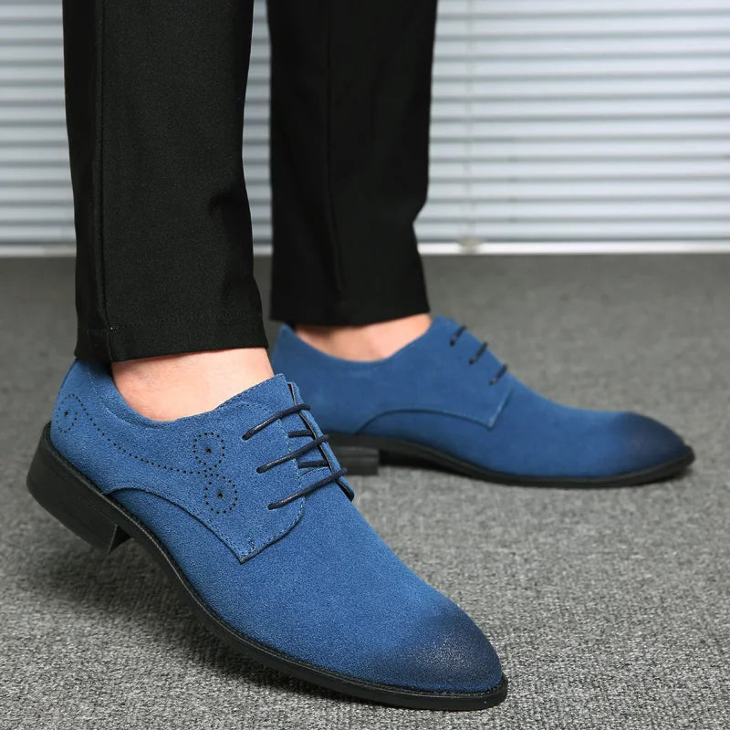 Sandro Botticelli Genuine Leather Oxford Shoes