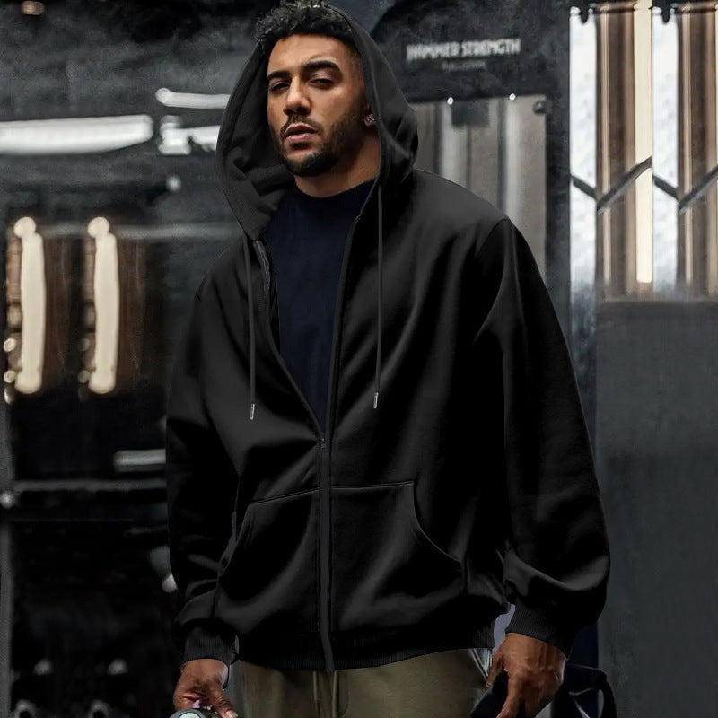 Men's Oversized Full Zip Hoodie
