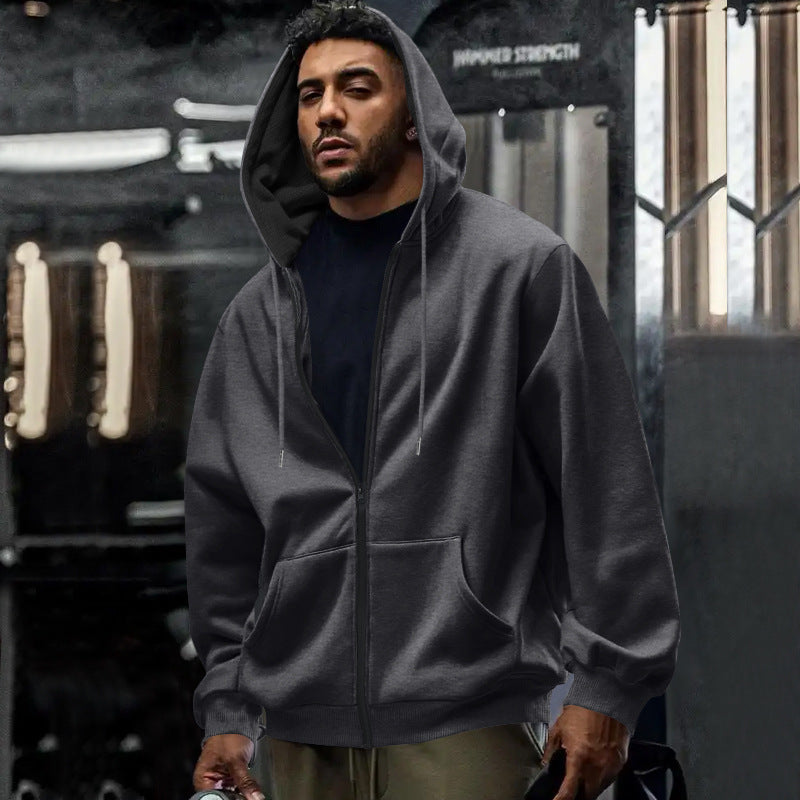 Men's Oversized Full Zip Hoodie