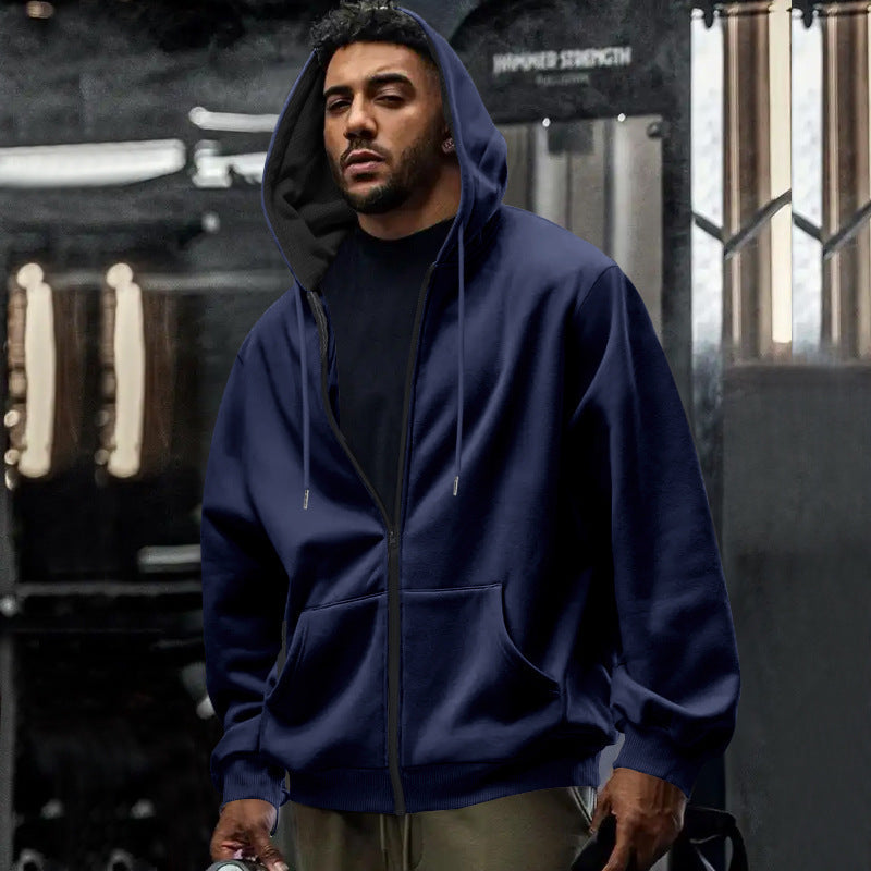Men's Oversized Full Zip Hoodie