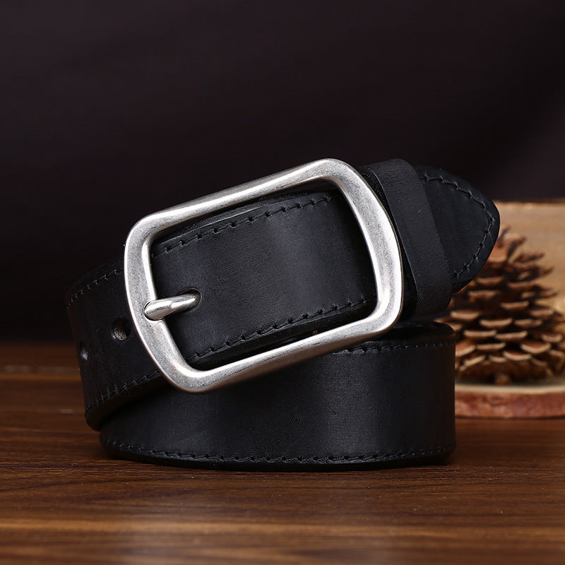 Men's vintage classic casual belt in a timeless everyday style