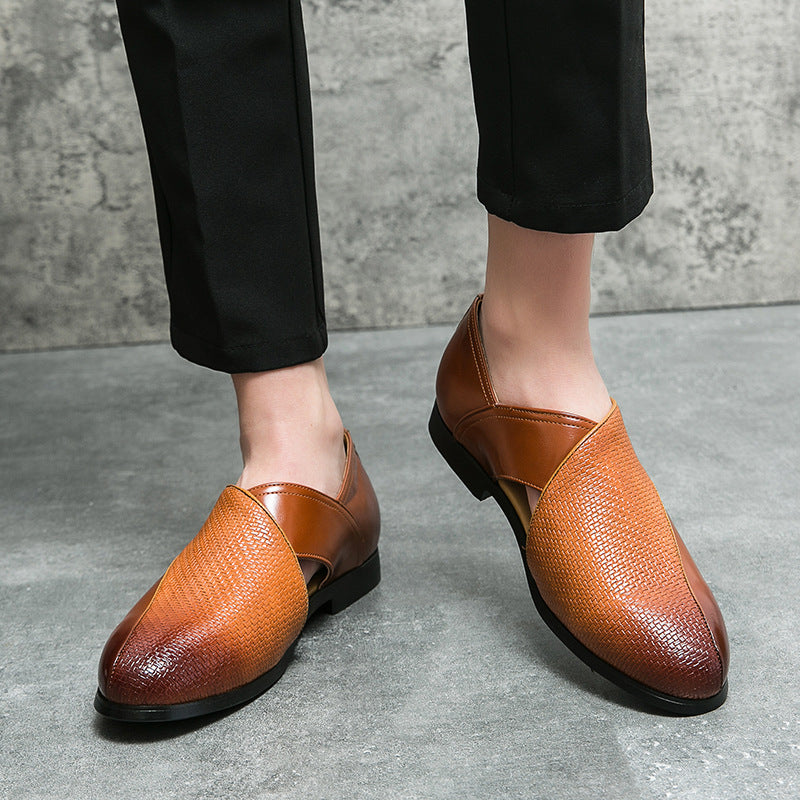 Classic leather loafers shown together for everyday styling
