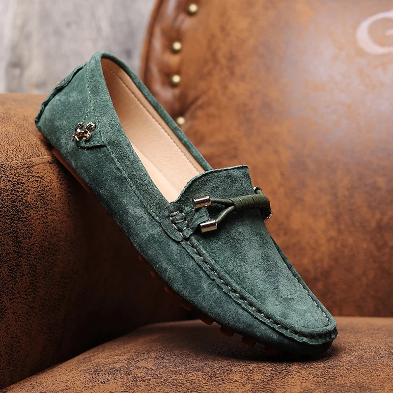 Nino Rossetti Suede Driving Moccasin