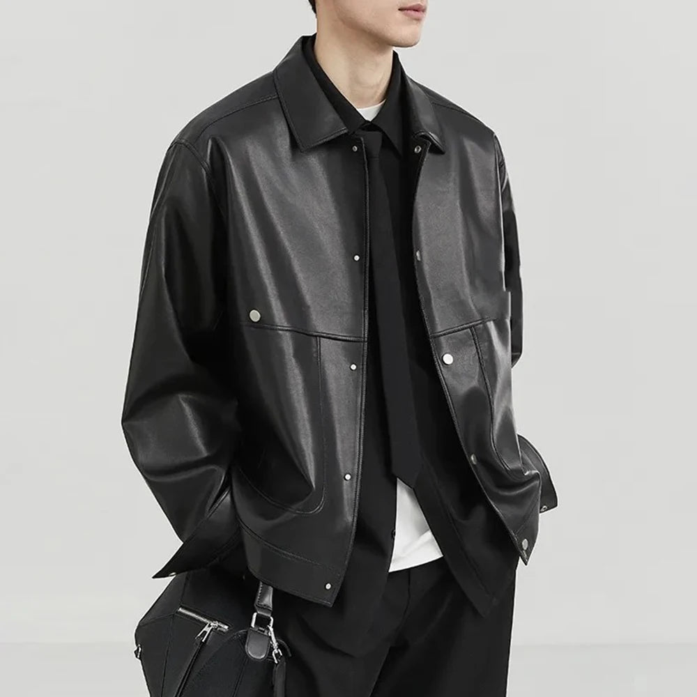 Hamilton Crest Leather Vintage Jacket