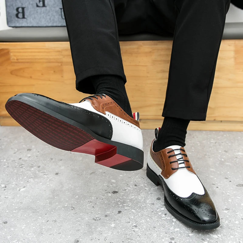 Dimitri Vernet Leather Brogue Shoes