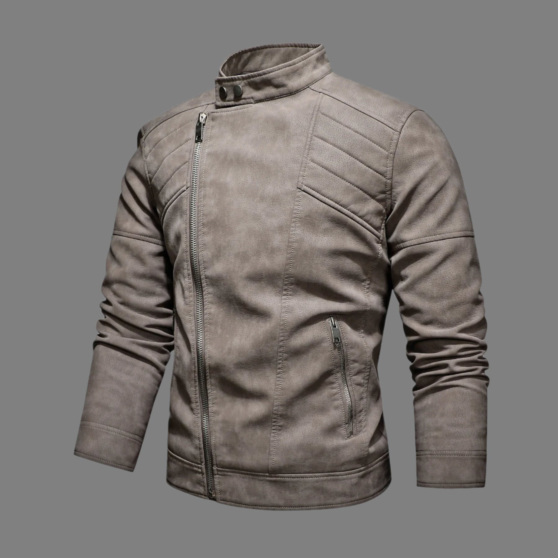 Matteo Vivaldi Leather Moto Jacket