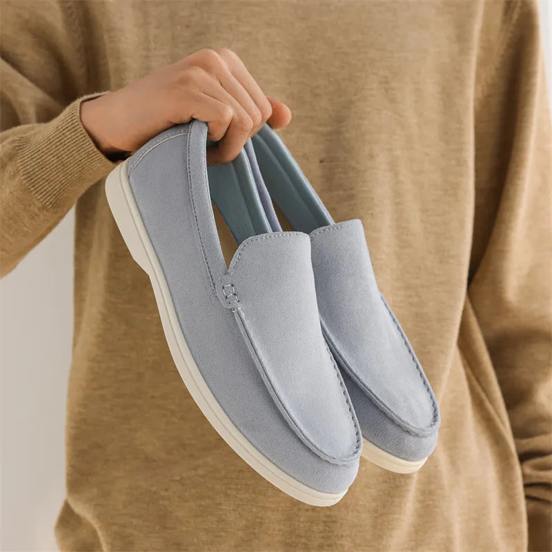 Dante Lucarello Casual Suede Slip-On Loafers