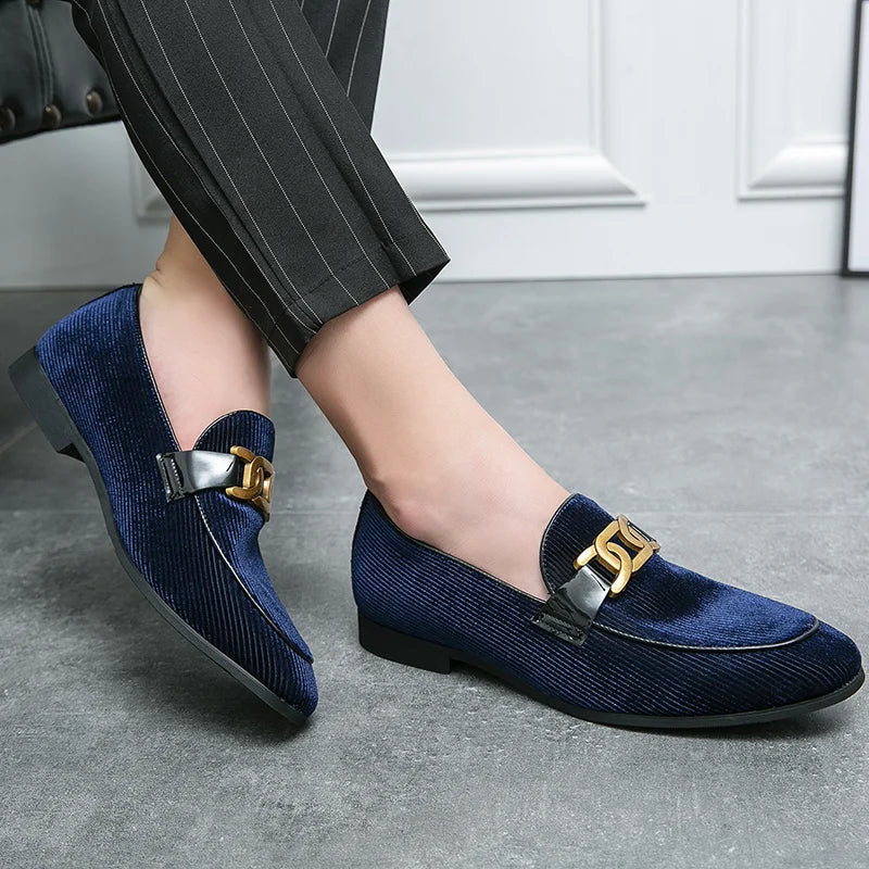Étienne Leclerc Leather Vavlet Loafers