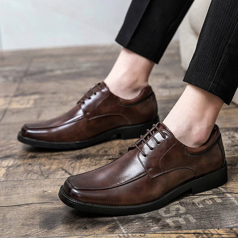 Franco Bertolli Leather Derby Shoes