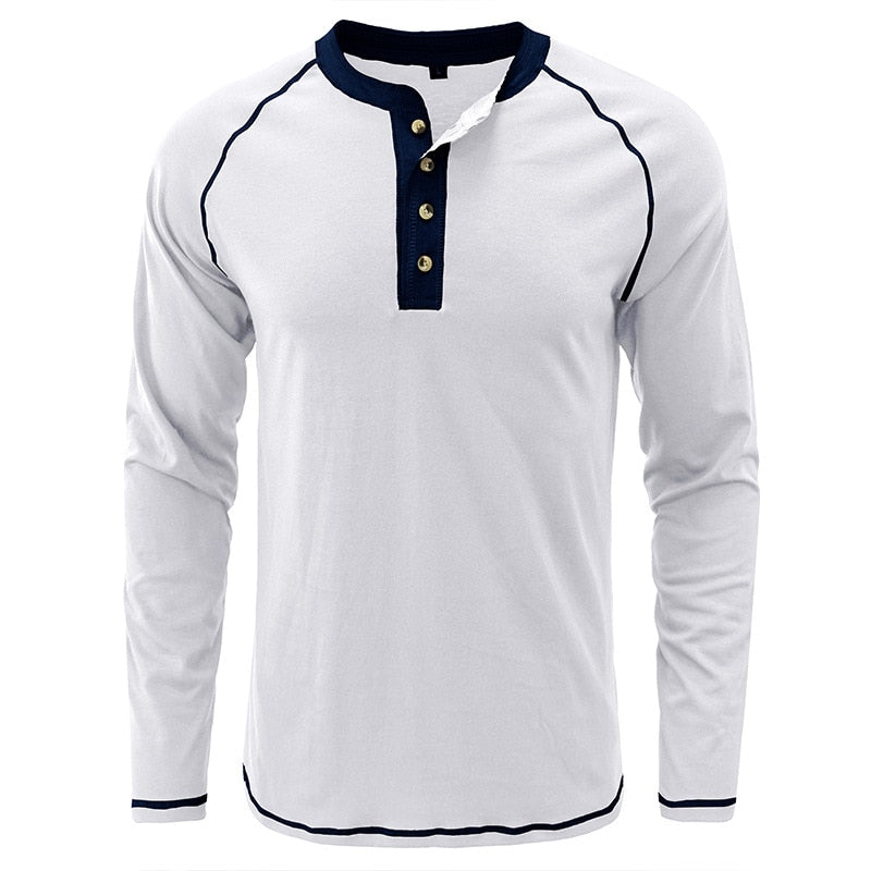Vinthentic Gentlemen's Henley Collar Shirt