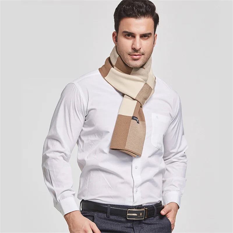 Vinthentic Men’s Cashmere Feel Business Scarf