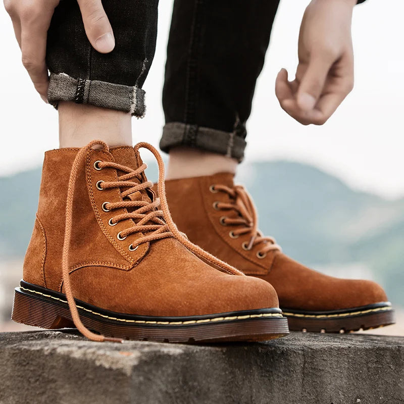 Carlo Monti Leather Suede Desert Boots