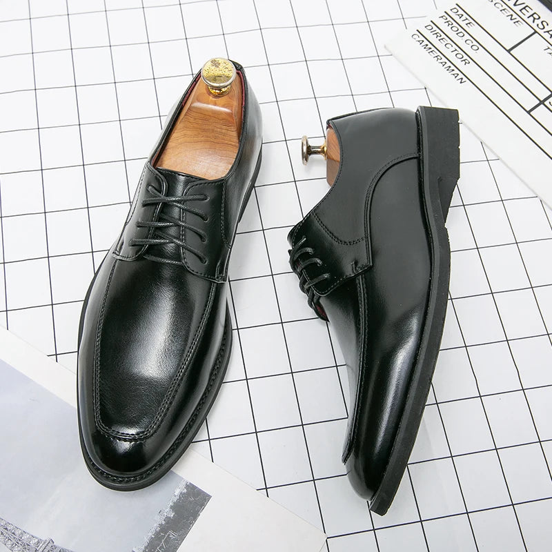 Blaise Marinelli Classic Leather Oxford Dress Shoes