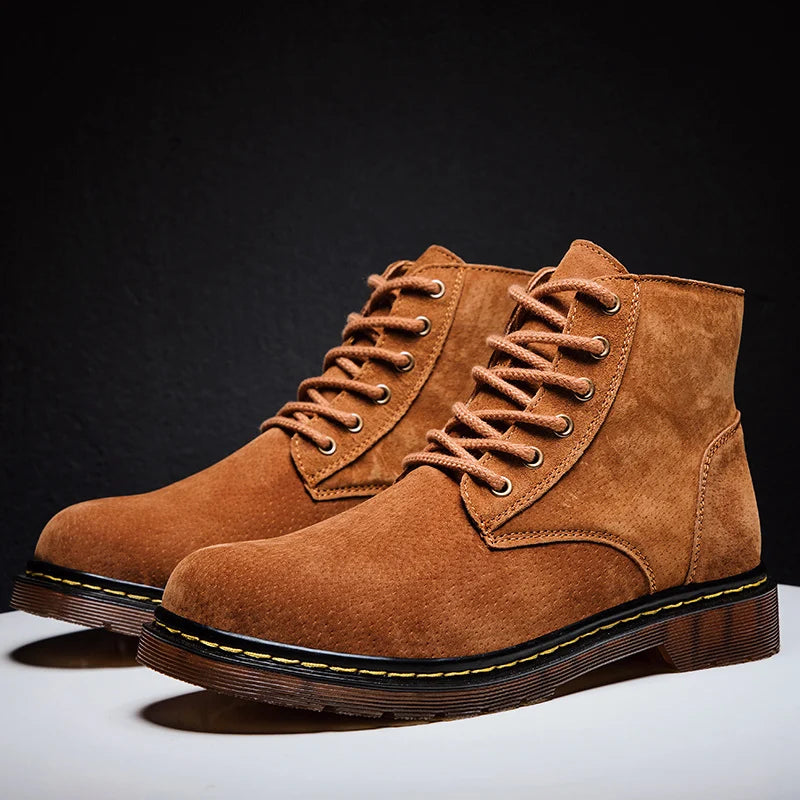 Carlo Monti Leather Suede Desert Boots