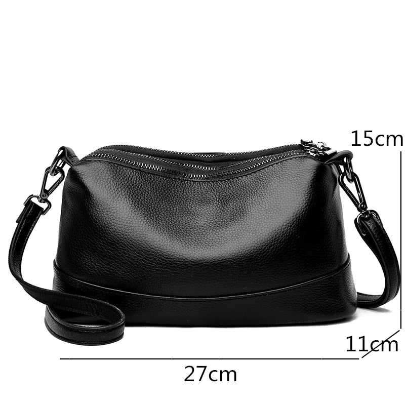 Vinthentic Pelle Italiana Genuine Leather Shoulder Bag