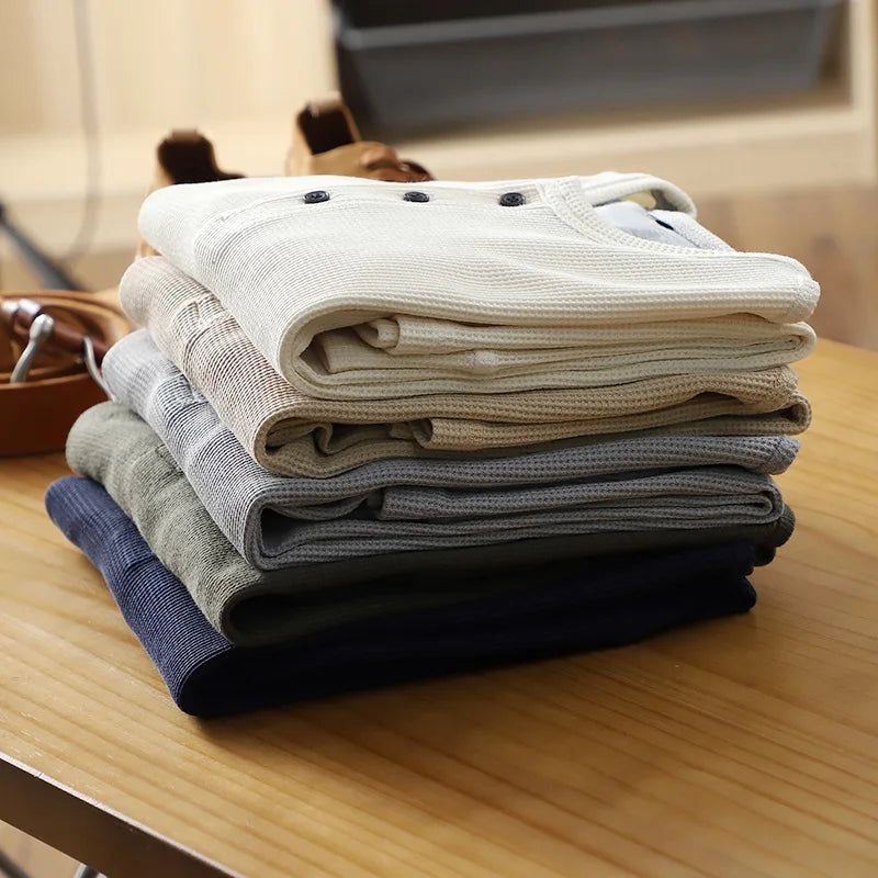 Vinthentic Signature Waffle Long Sleeve Shirt