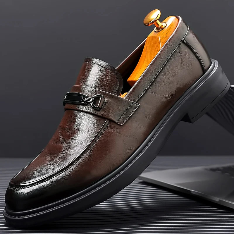 Giacomo Ferretti Orthopedic Leather Classic Bit Loafers