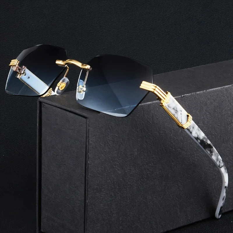 Aldo Montanari Rimless Sunglasses