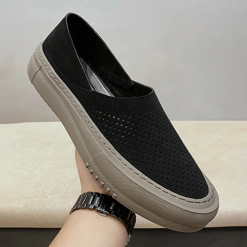 Rinaldo Vassallo Slip-On Leather Loafers