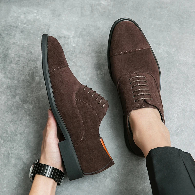 Claude Belleau Seude Derby Shoes