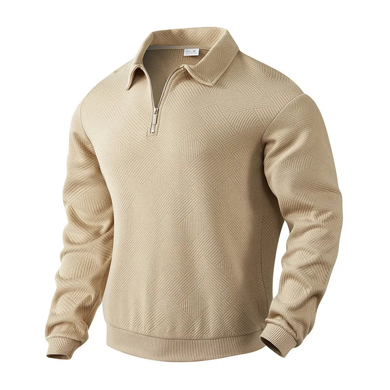 Max Vero Long Sleeve Zip Polo Shirt