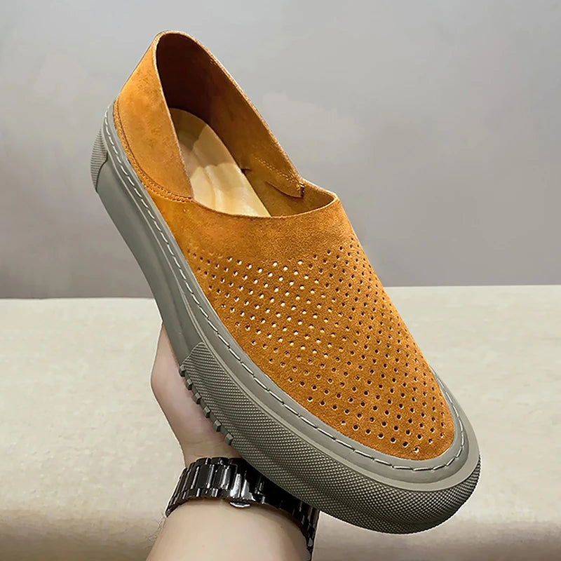 Rinaldo Vassallo Slip-On Leather Loafers