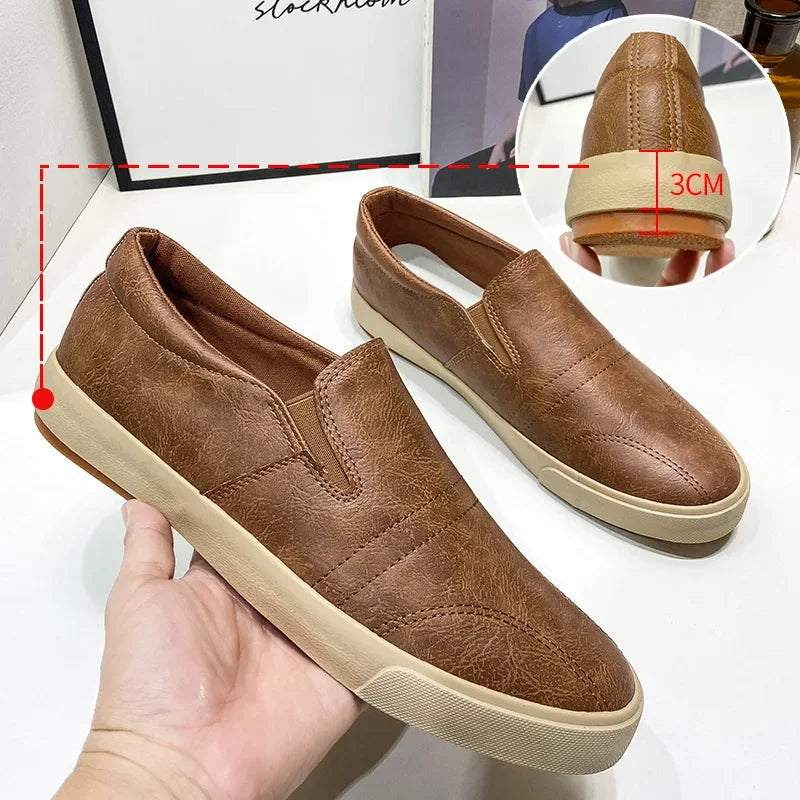 Lionel Portavani Men’s Leather Slip-On Loafers