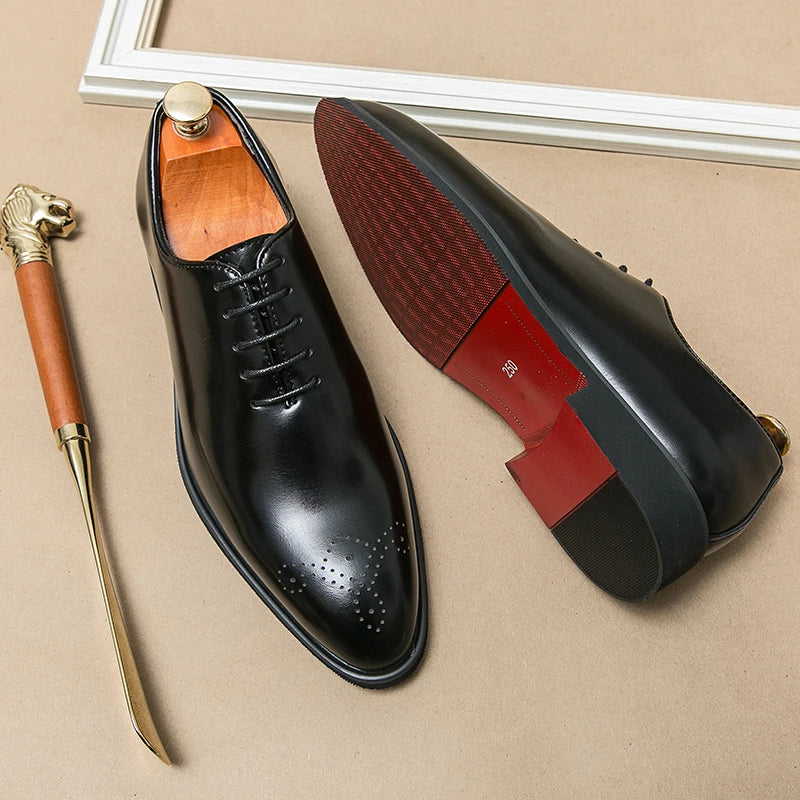 Da Caravaggio Leather Derby Shoes