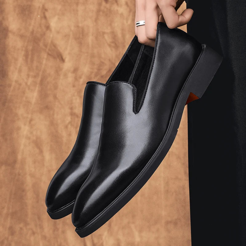 Antoine François Genuine Leather Loafers