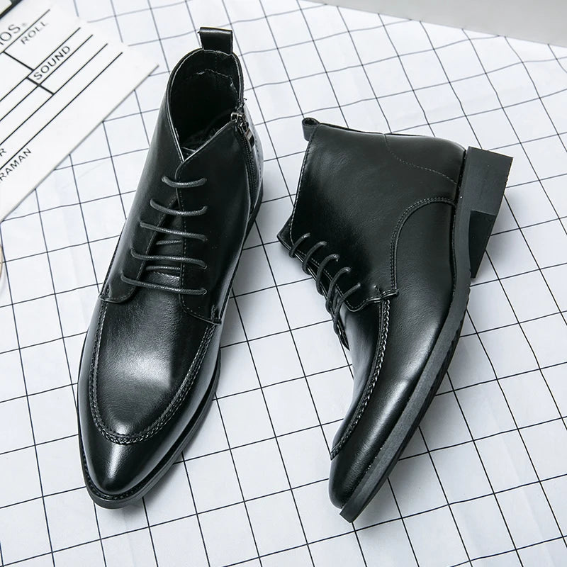 Flavio Martini Leather Ankle Boots